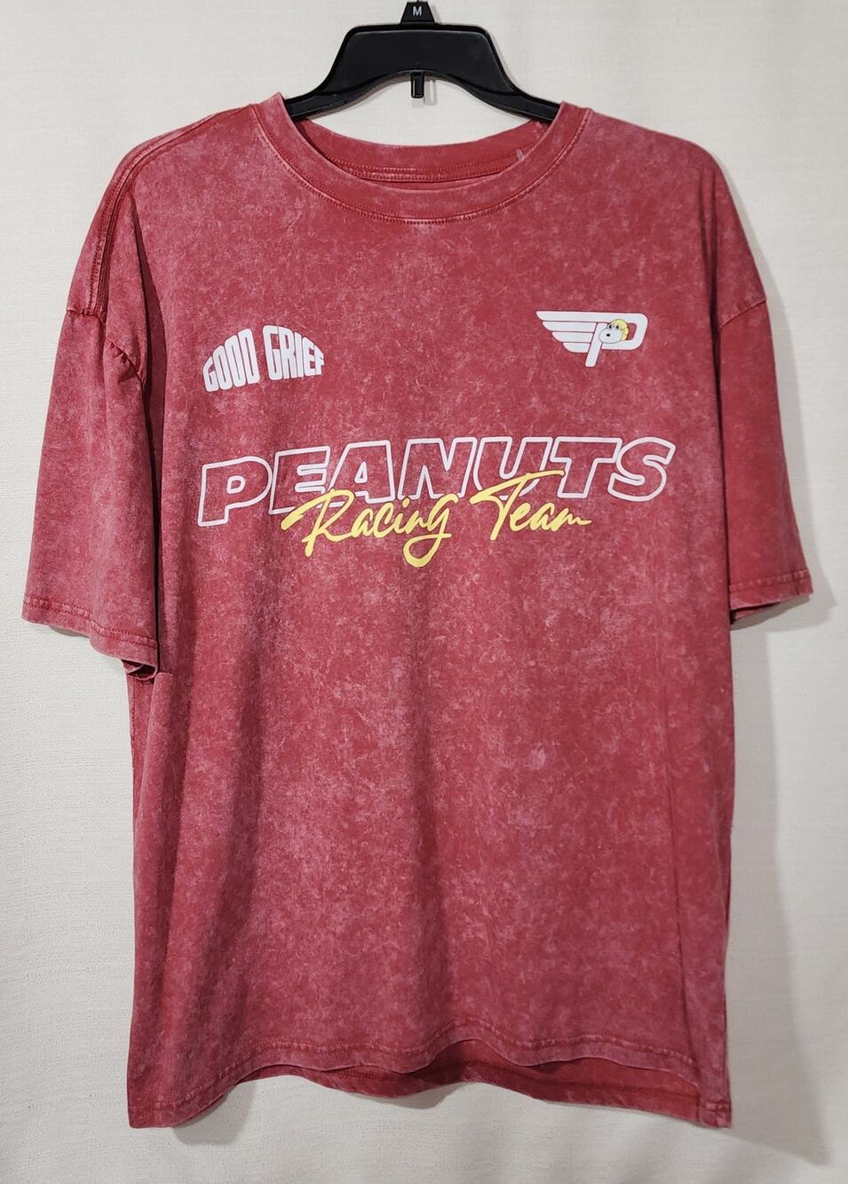 Snoopy ''Peanuts racing team''s men's Large shirt